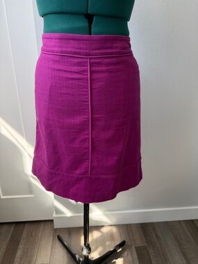 Ann Taylor Magenta Pencil Skirt